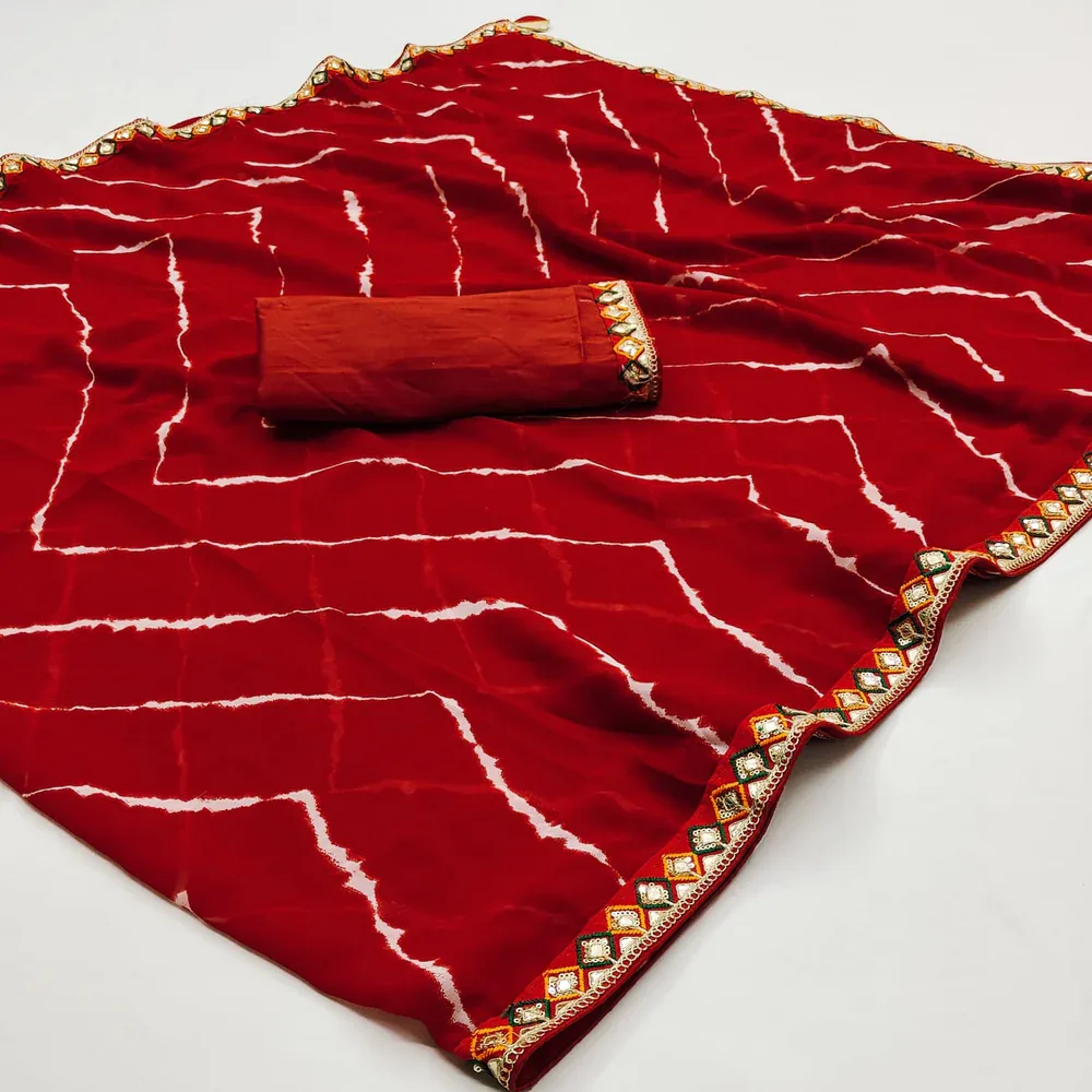 Designer Silk Saree thumbnail 2