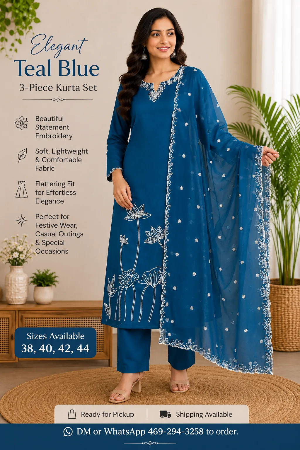 kurta set (3-piece)
